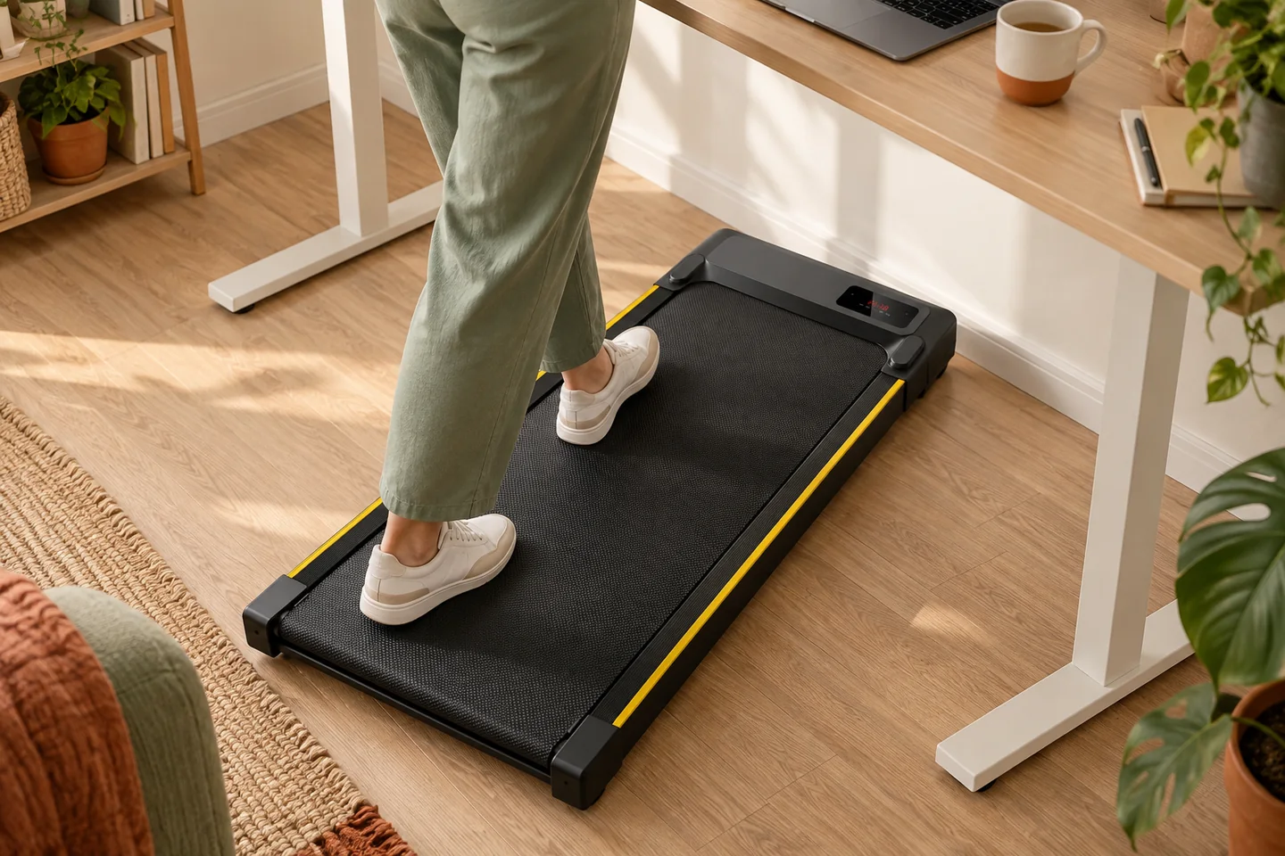 UREVO compact, mise en situation générée à partir du visuel de référence
